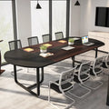 Table de conférence ovale 6 pieds Tables de réunion incurvées pour bureau