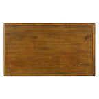 Table basse rectangulaire en bois massif avec 4 tiroirs